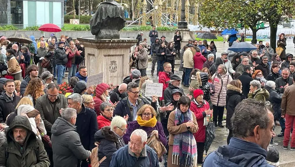 Marcha contra la derogación de la Ley de Memoria Histórica en Santander