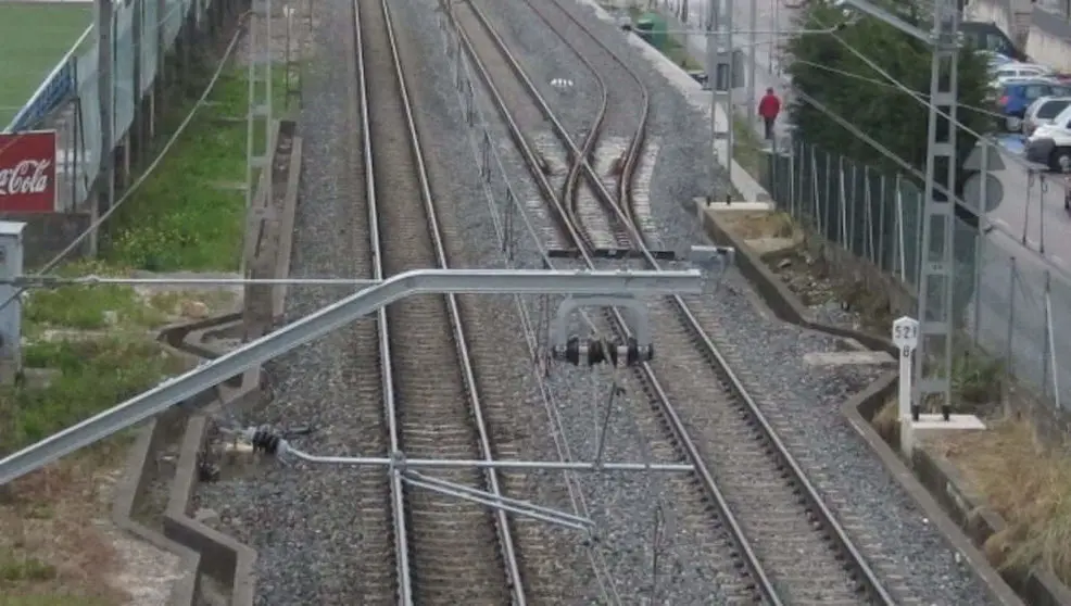 Obras en la línea Palencia-Santander