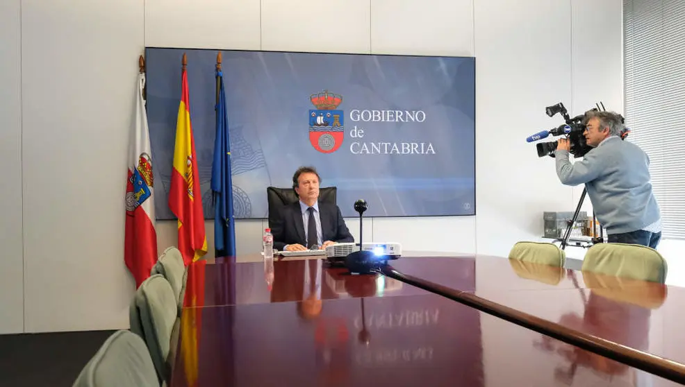 El consejero de Desarrollo Rural, Ganadería, Pesca y Alimentación, Pablo Palencia, participa por videoconferencia en el Consejo Consultivo de Política Agrícola para Asuntos Comunitarios