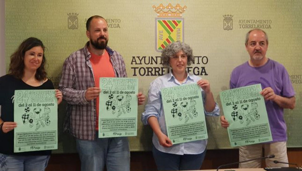 Imagen de la presentación del campamento