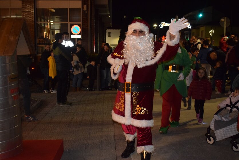 Visita de Papá Noel a Renedo en 2022