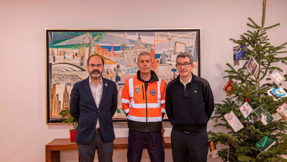 El Ayuntamiento de Torrelavega ha renovado el convenio de colaboración con la Agrupación de Voluntarios de Protección Civil