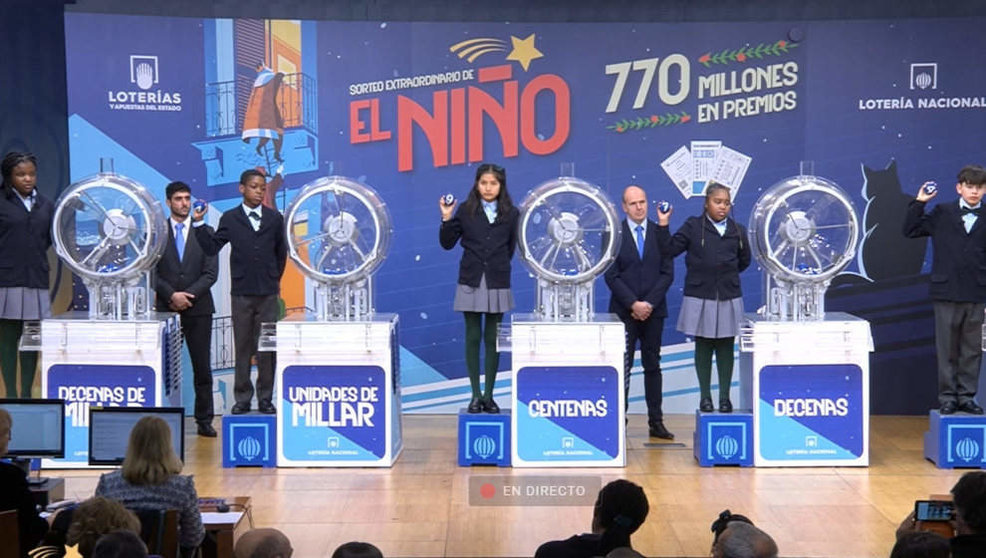 El número 94.974 ha sido agraciado con el 'Gordo' del Sorteo Extraordinario de 'El Niño' 2024.