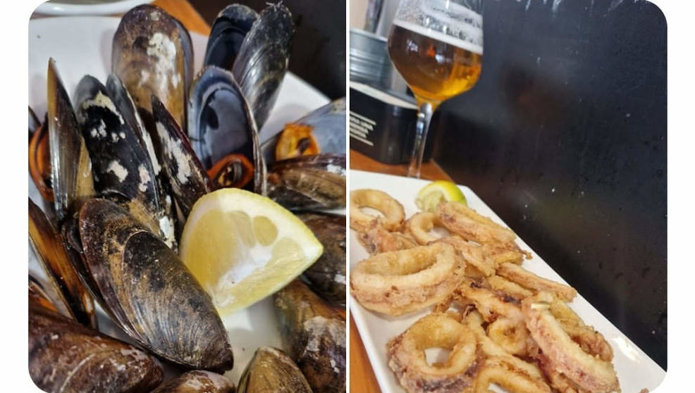  Imágenes de los platos del Bar Pejín en una de las críticas a la comida | Foto- X