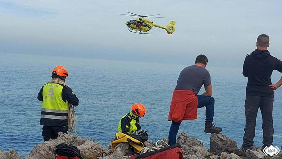 Búsqueda del vecino de Unquera desaparecido en el mar de Llanes