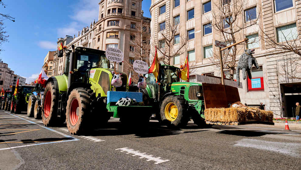 Concentración de tractores en Santander | Foto- Archivo