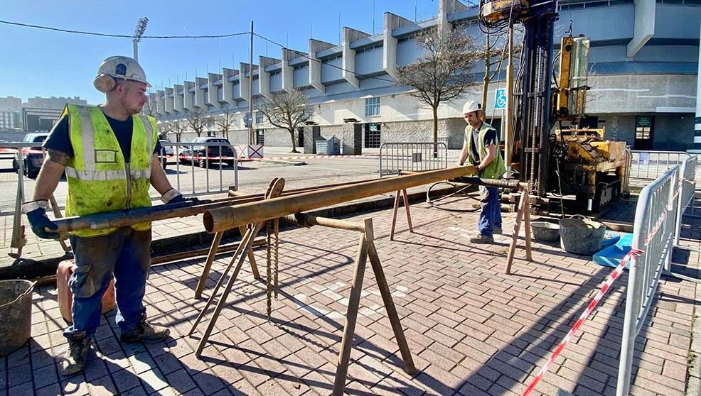 Sondeos para la construcción de aparcamiento disuasorio del Sardinero | Foto de archivo