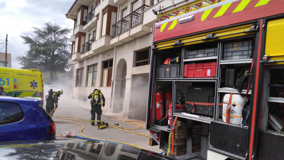 Extinción del incendio