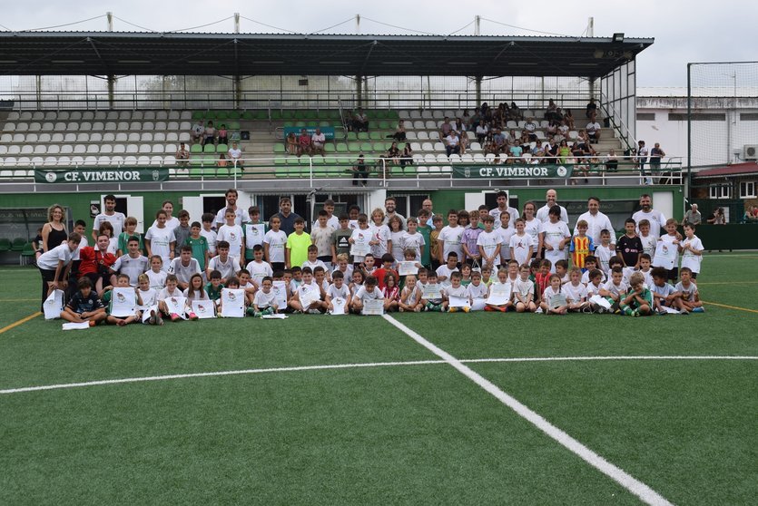 Piélagos clausura en Campus de Verano del Club de Fútbol Vimenor, en el que han participado 150 niños. Foto| Archivo