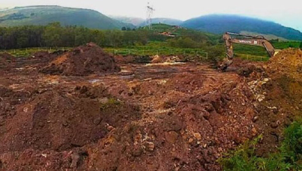 Obras en la sierra de El Escudo para el parque eólico