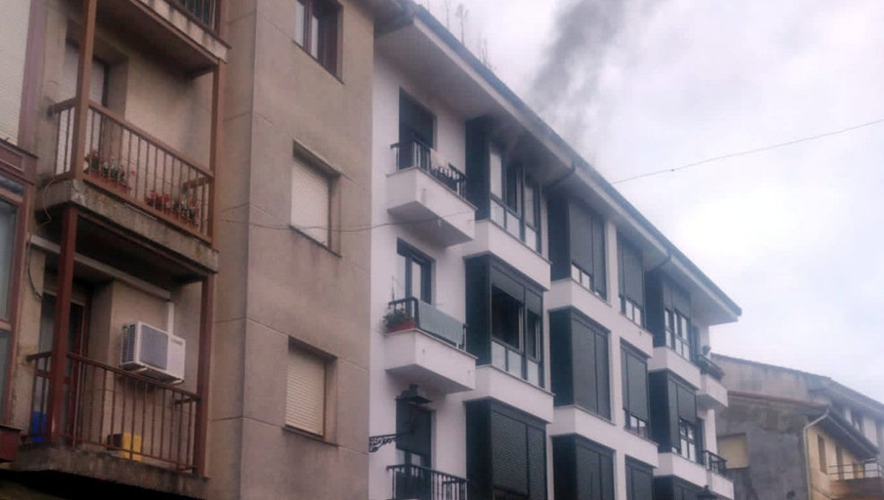 Incendio en una vivienda de Ampuero