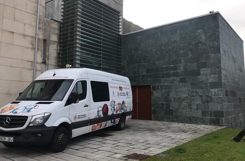 Unidad Móvil Donantes de Sangre