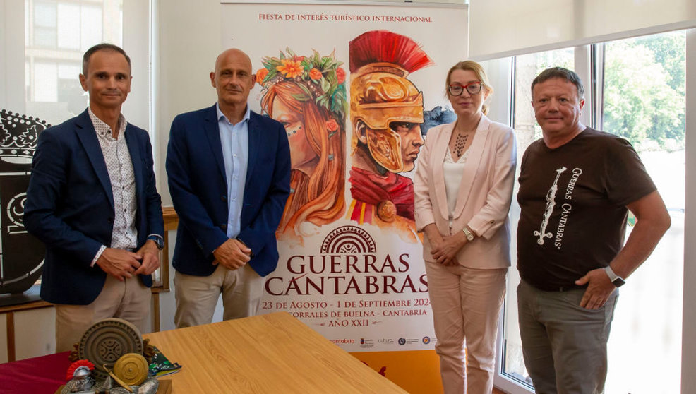 La consejera de Cultura, Turismo y Deporte, Eva Guillermina Fernández, presenta la XXIII edición de Las Guerras Cántabras