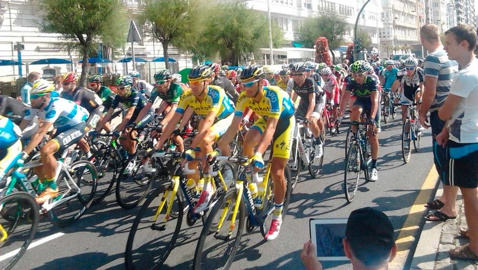 Vuelta ciclista a España en Santander