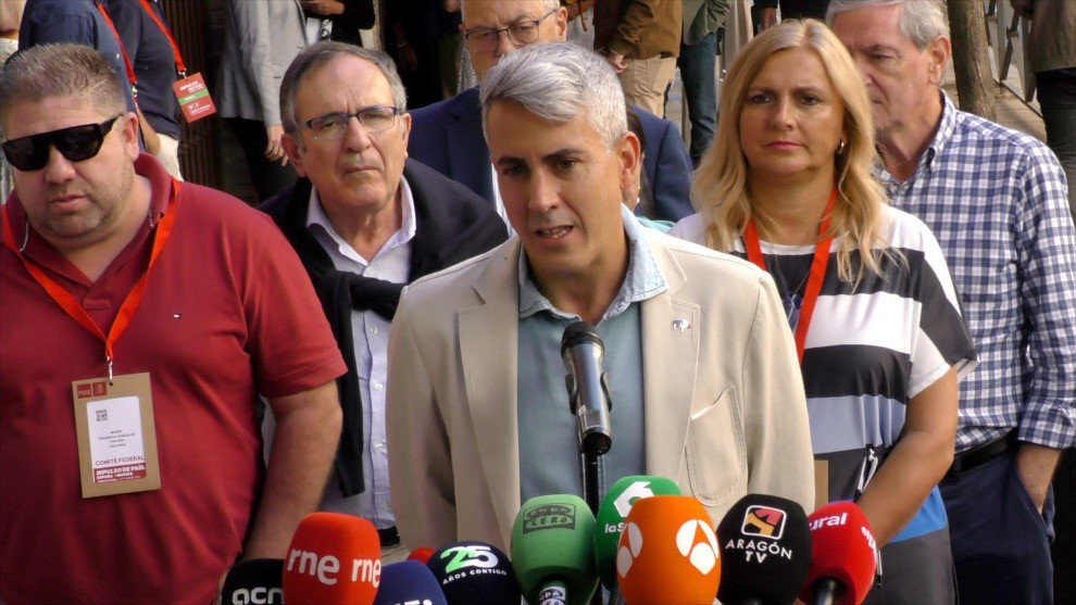 Pablo Zuloaga en el Comité Federal del PSOE