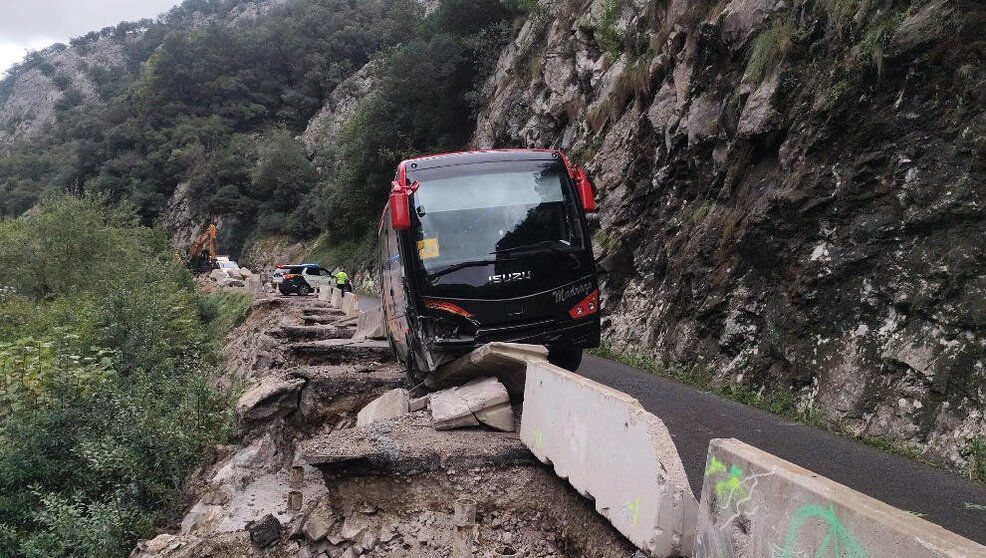 Accidente en Potes