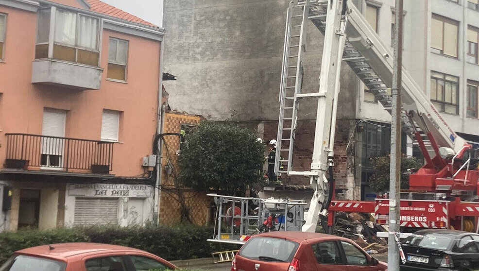 Estado en el que se encuentra uno de los edificios afectados