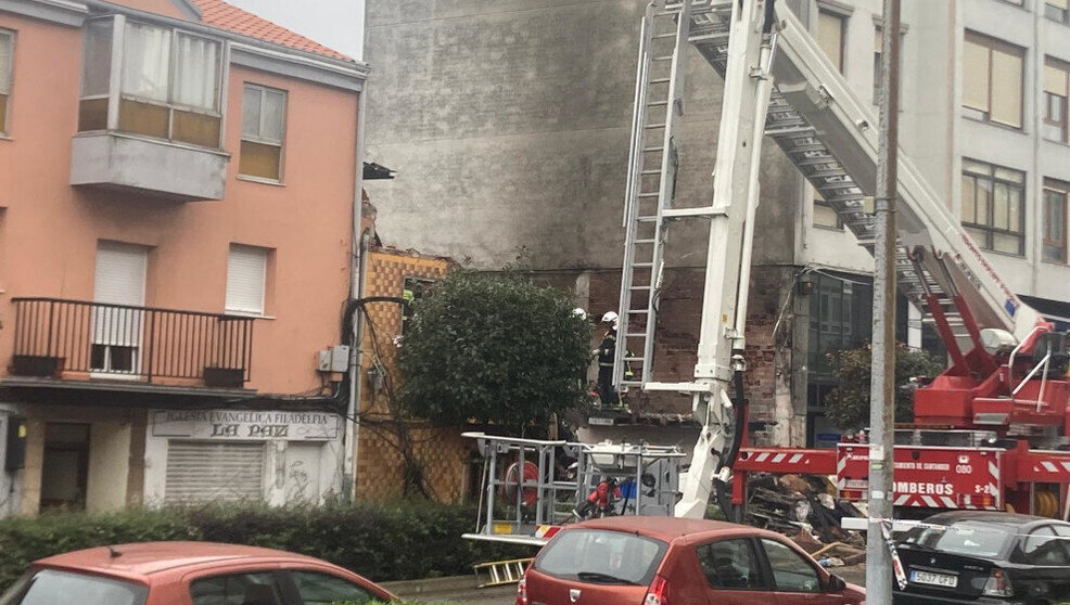 Estado en el que se encuentra uno de los edificios afectados