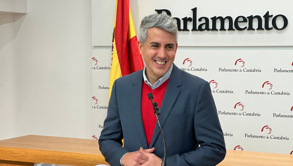 El secretario general del PSOE de Cantabria, Pablo Zuloaga