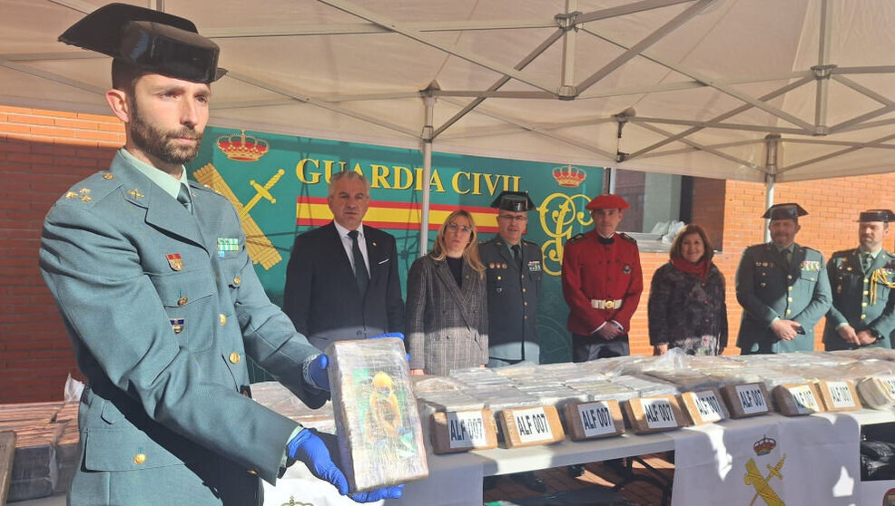 Los delegados del Gobierno en Cantabria y Castilla y León, Eugenia Gómez de Diego y Nicanor Ser, han presentado este jueves los resultados de la operación 'ERGU' en una rueda de prensa en Salamanca