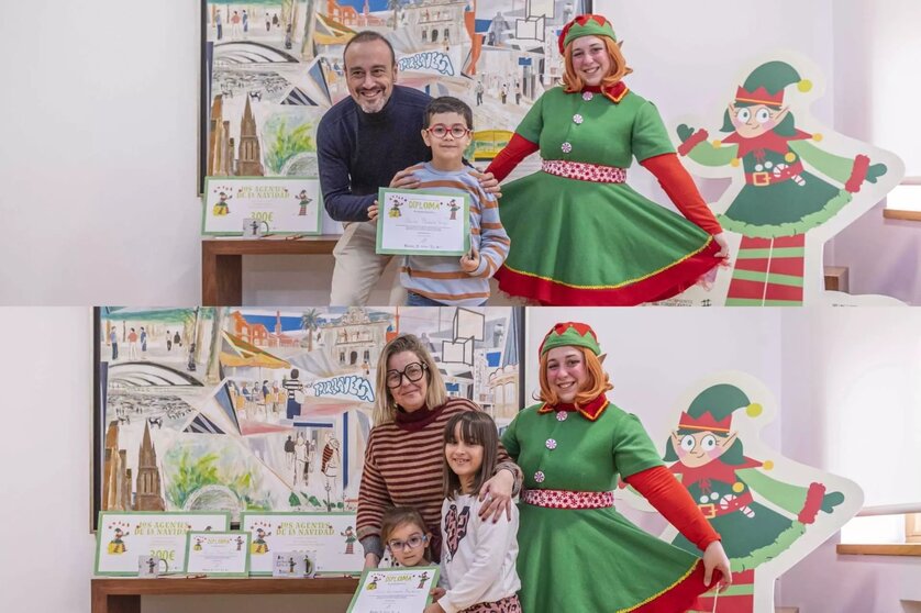 Entrega de premios del sorteo de Los Agentes de la Navidad