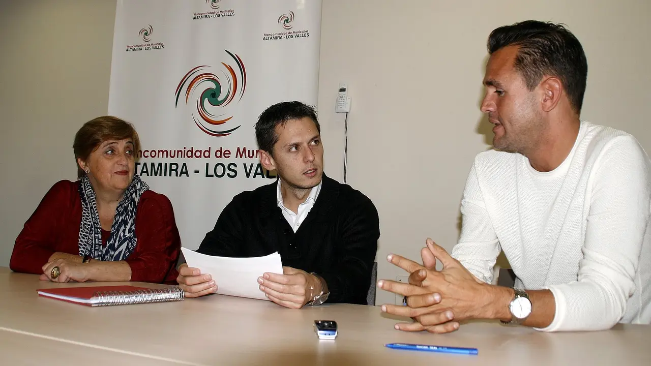 Carmen Terán, Mario Iglesias y Alberto Marchante