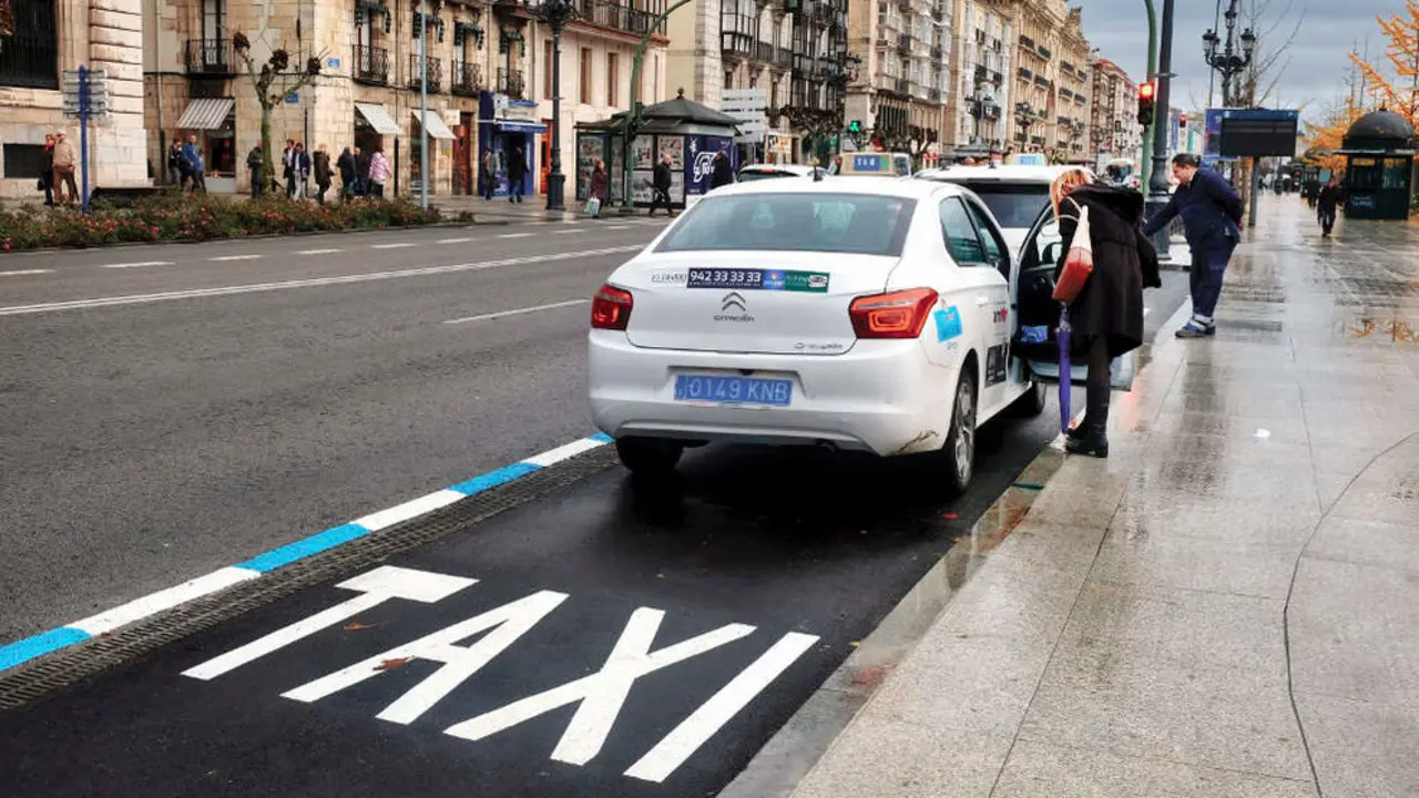 Taxi en Santander | Foto- Archivo