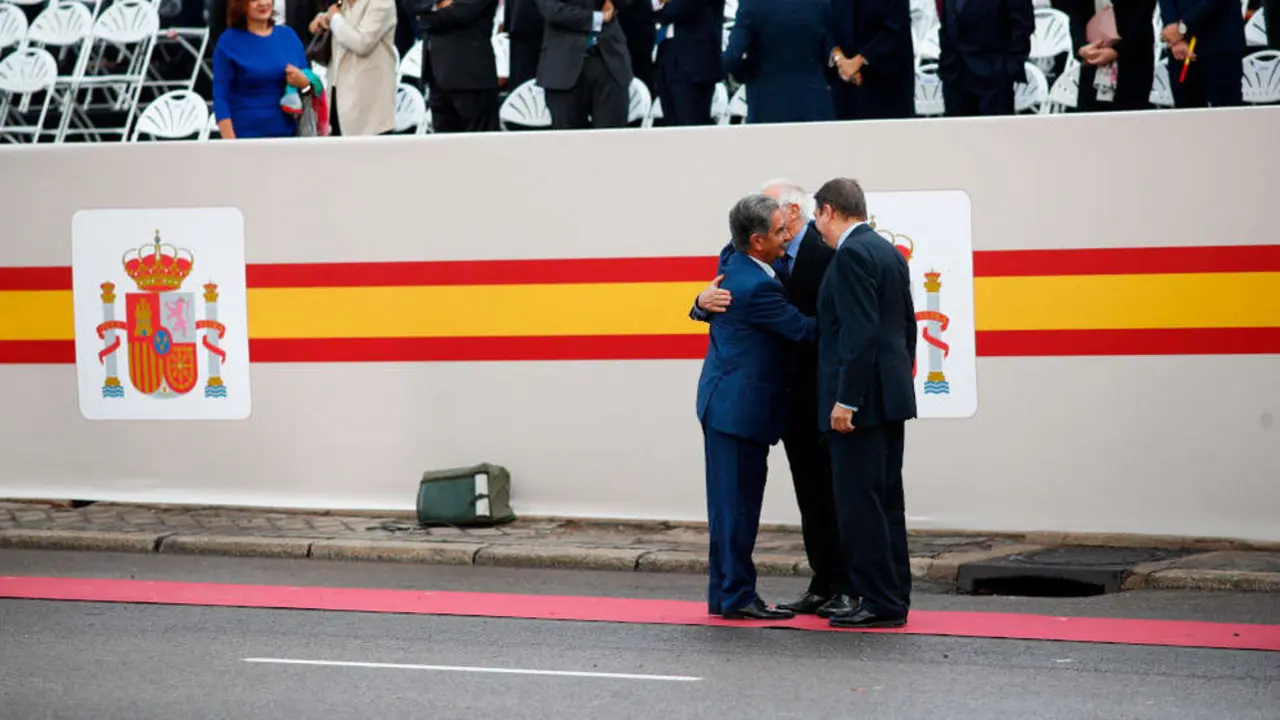  Revilla en una foto de archivo de su asistencia al desfile del 12 de octubre