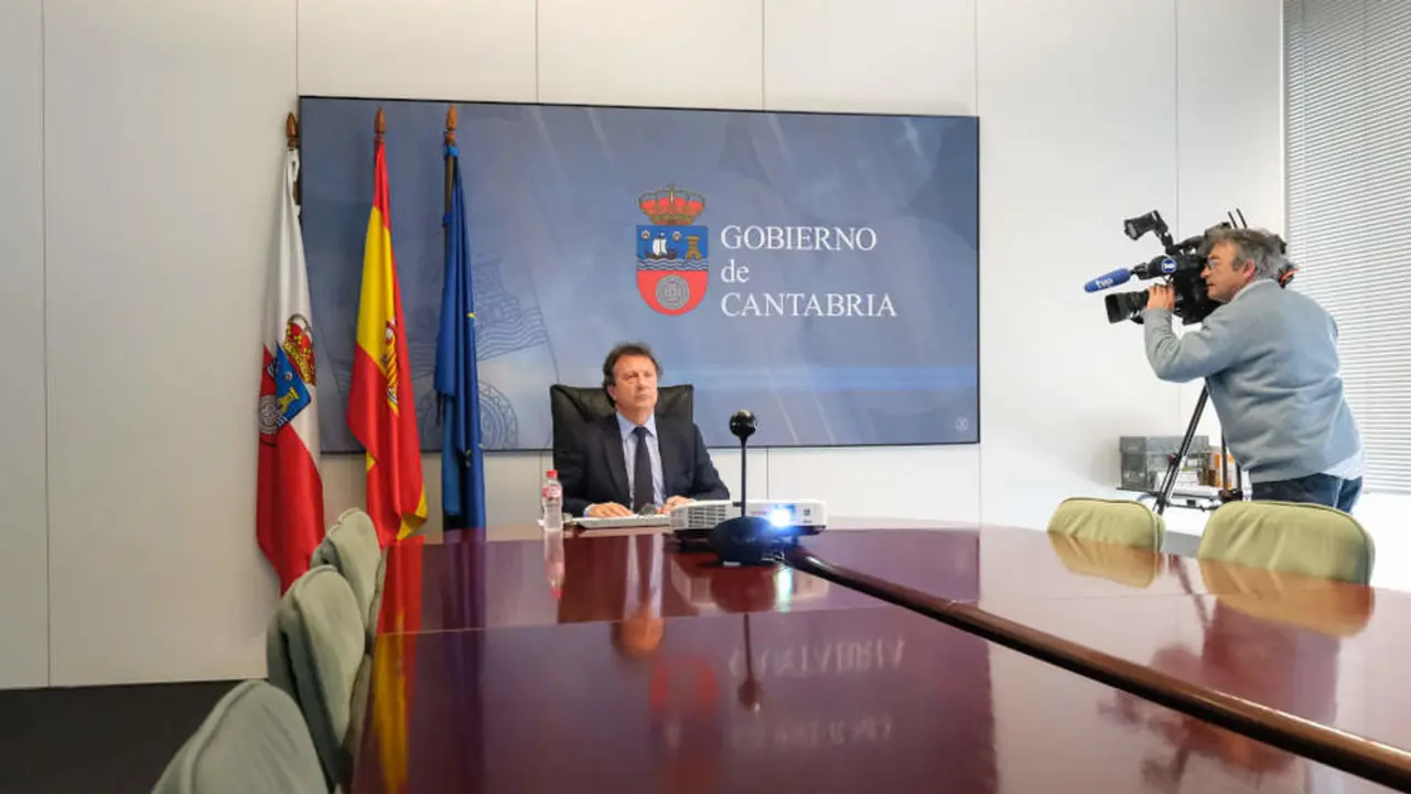 El consejero de Desarrollo Rural, Ganadería, Pesca y Alimentación, Pablo Palencia, participa por videoconferencia en el Consejo Consultivo de Política Agrícola para Asuntos Comunitarios