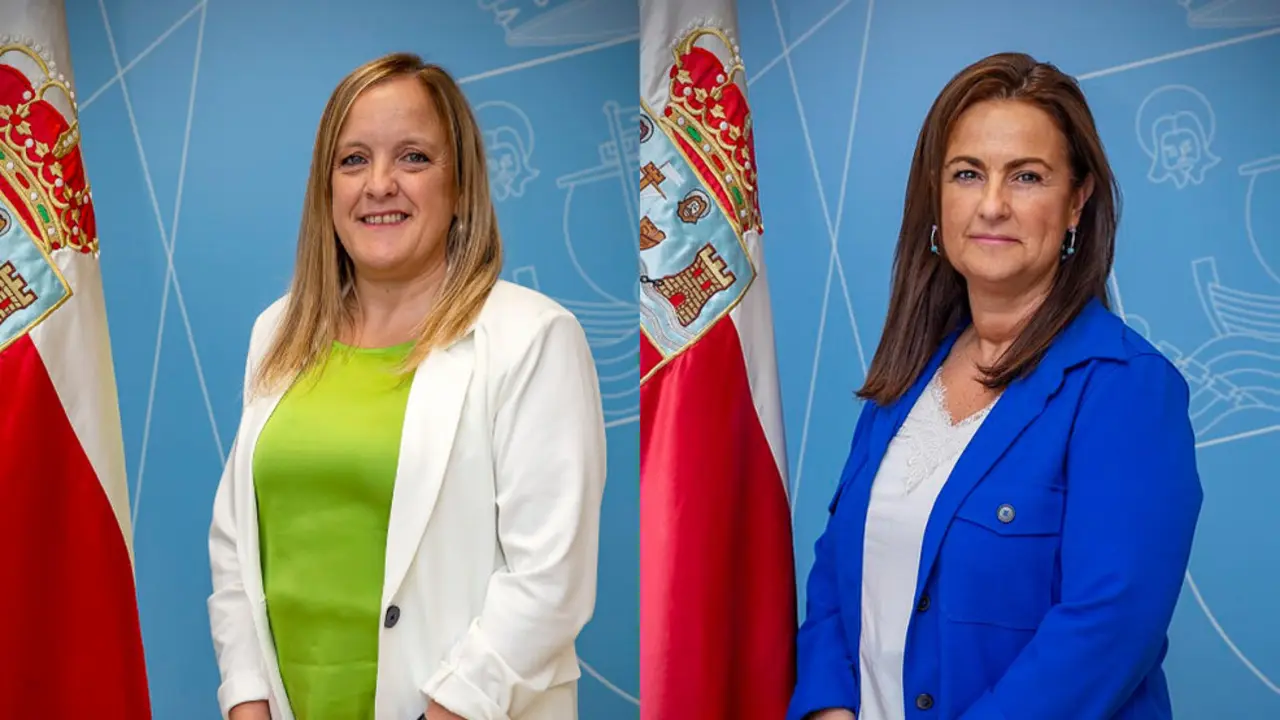 Las consejeras 'populares' Isabel Urrutia y Begoña Gómez del Río