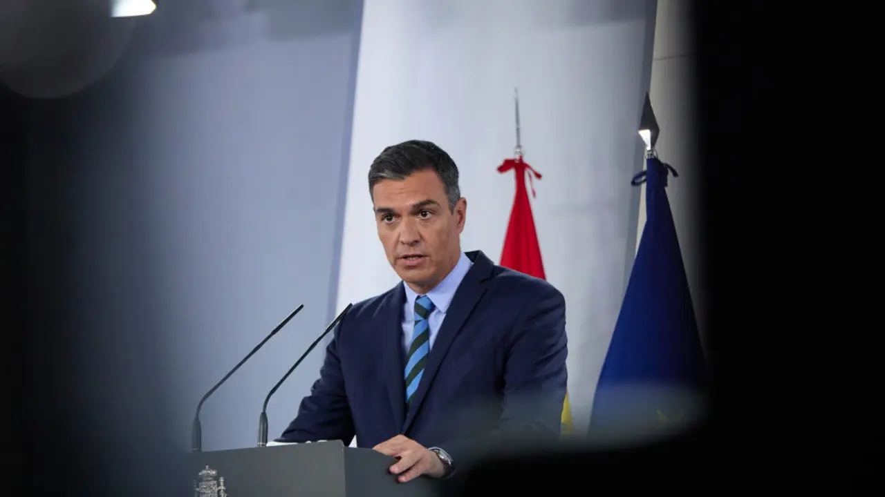 El presidente del Gobierno, Pedro Sánchez