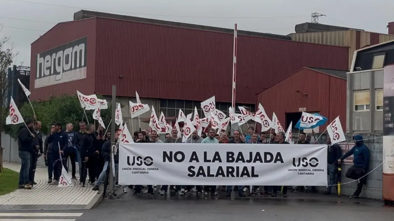 Los 142 trabajadores de Hergom secundan la huelga, según los sindicatos