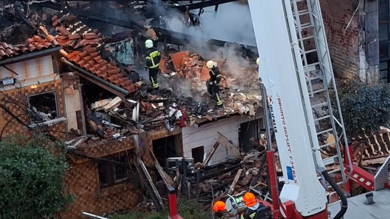 Derrumbe edificio en La Albericia