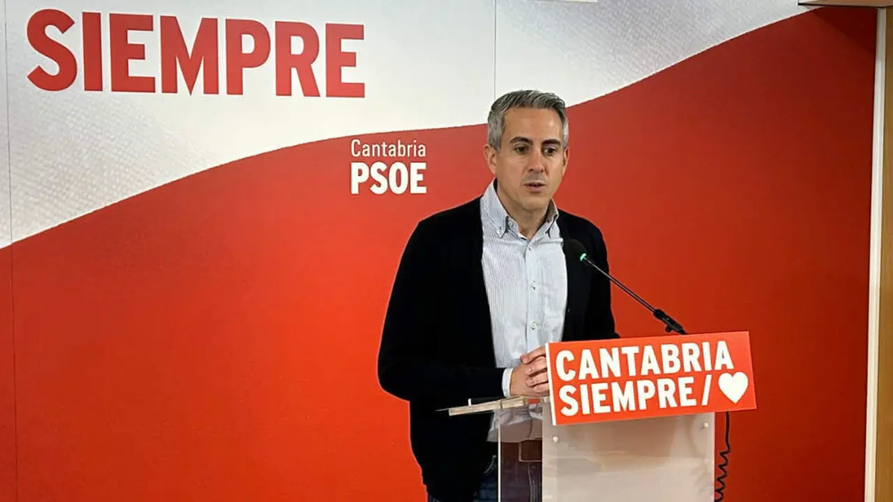 El secretario general del PSOE de Cantabria, Pablo Zuloaga | Foto- edc