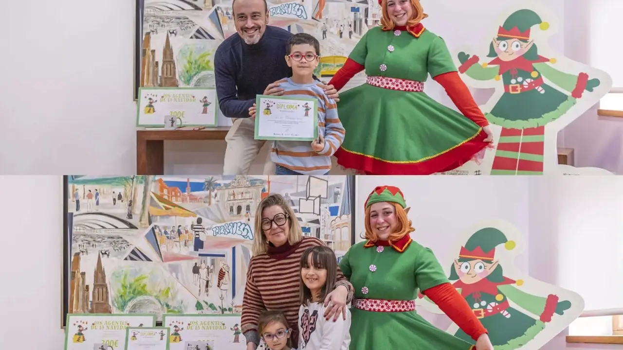 Entrega de premios del sorteo de Los Agentes de la Navidad