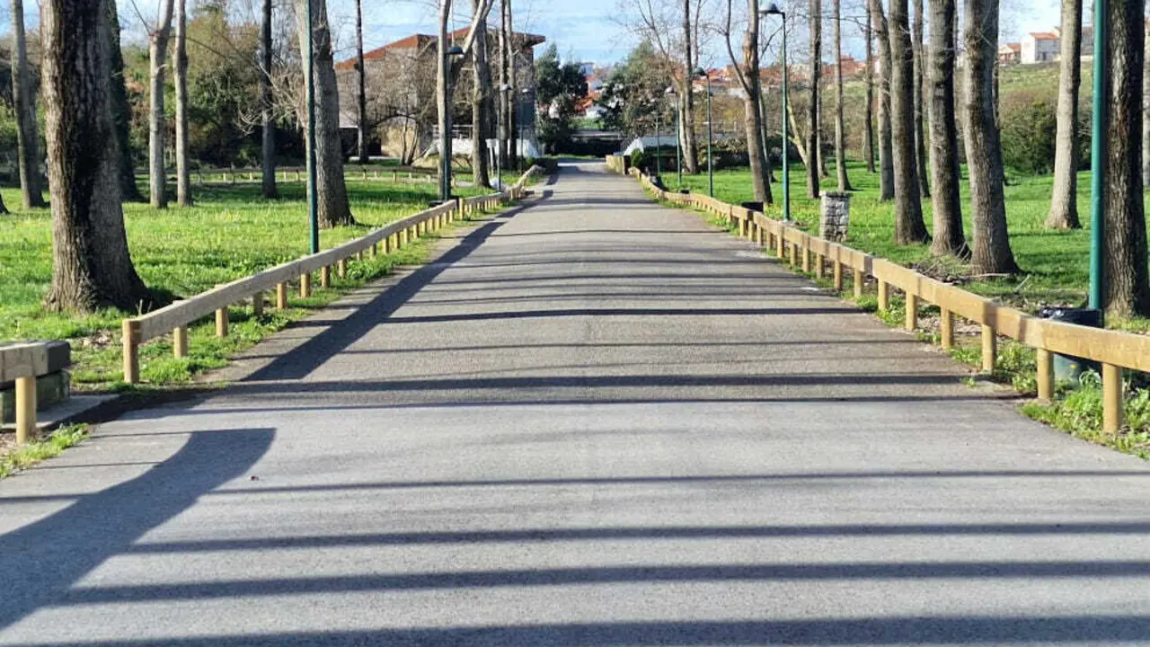 Parque de El Espadañal con el vallado perimetral instalado