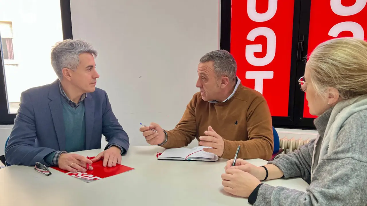 Pablo Zuloaga y Mariano Carmona en la UGT