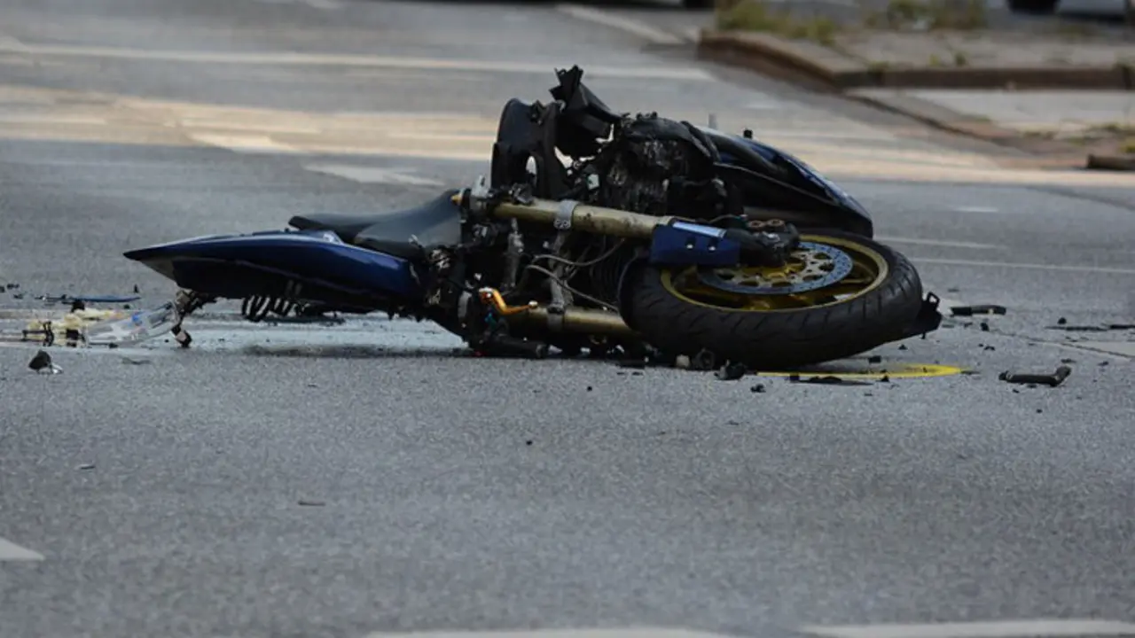 Accidente de moto. Foto- Archivo