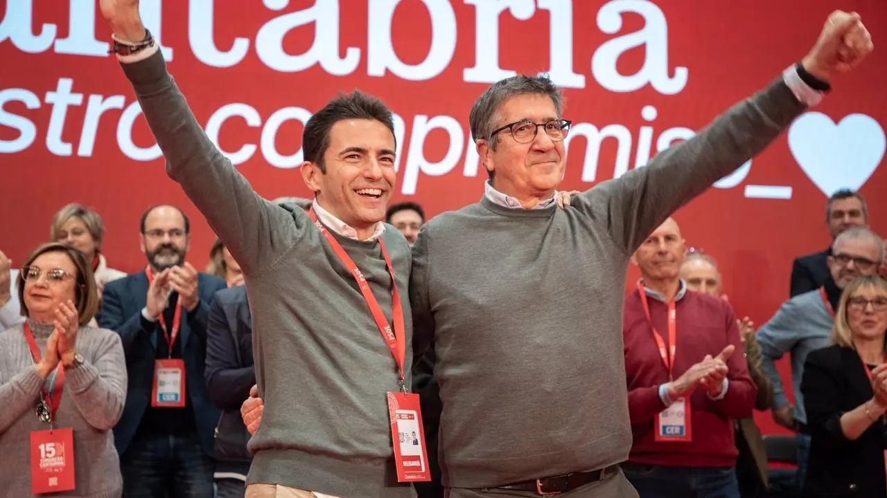 Pedro Casares y Patxi López